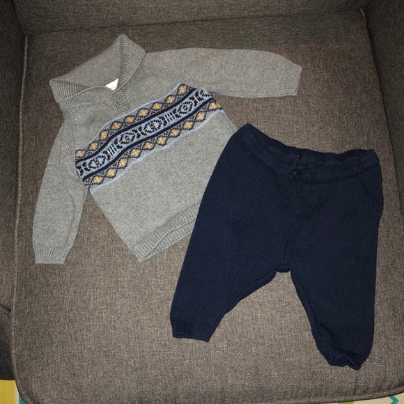 Angel Dear Other - Baby boy sweater set. Angel Dear Other - Baby boy sweater set.